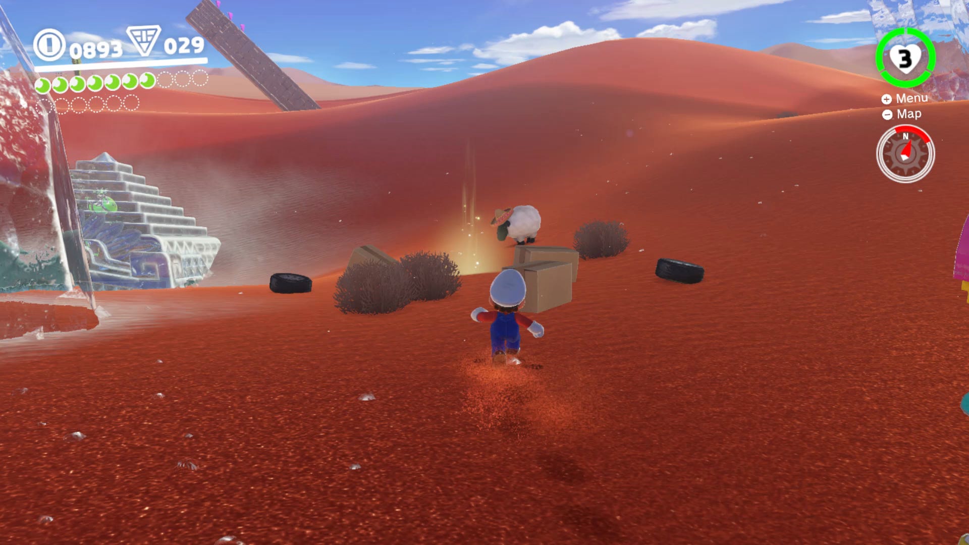 Mario Odyssey Sand Kingdom Power Moon 68 Super Mario Odyssey Sand Kingdom Moon Locations - All Secrets, Boss