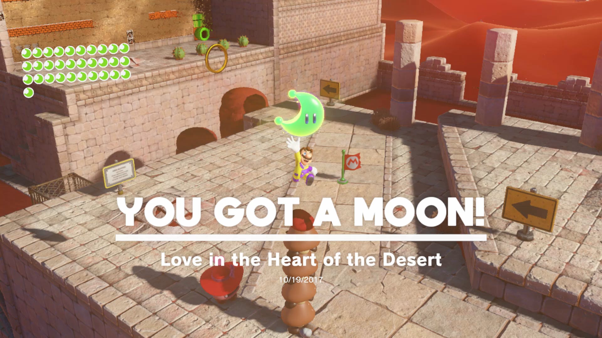 Mario Odyssey Sand Kingdom Power Moon 68 Super Mario Odyssey Sand Kingdom Moon Locations - All Secrets, Boss