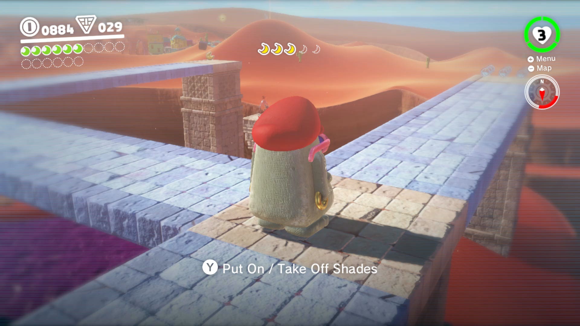 Mario Odyssey Sand Kingdom Power Moon 68 Super Mario Odyssey Sand Kingdom Moon Locations - All Secrets, Boss