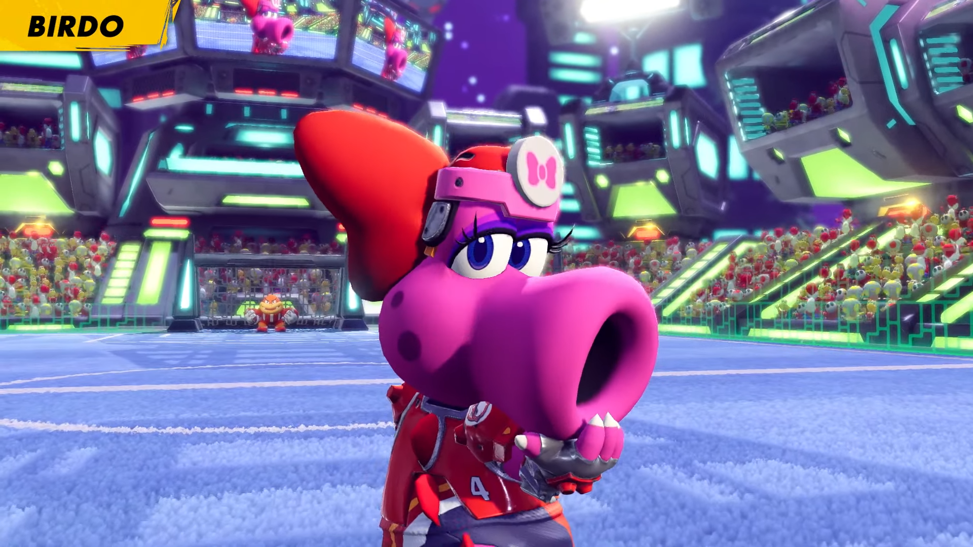 Birdo in Mario Strikers: Battle League Football free DLC