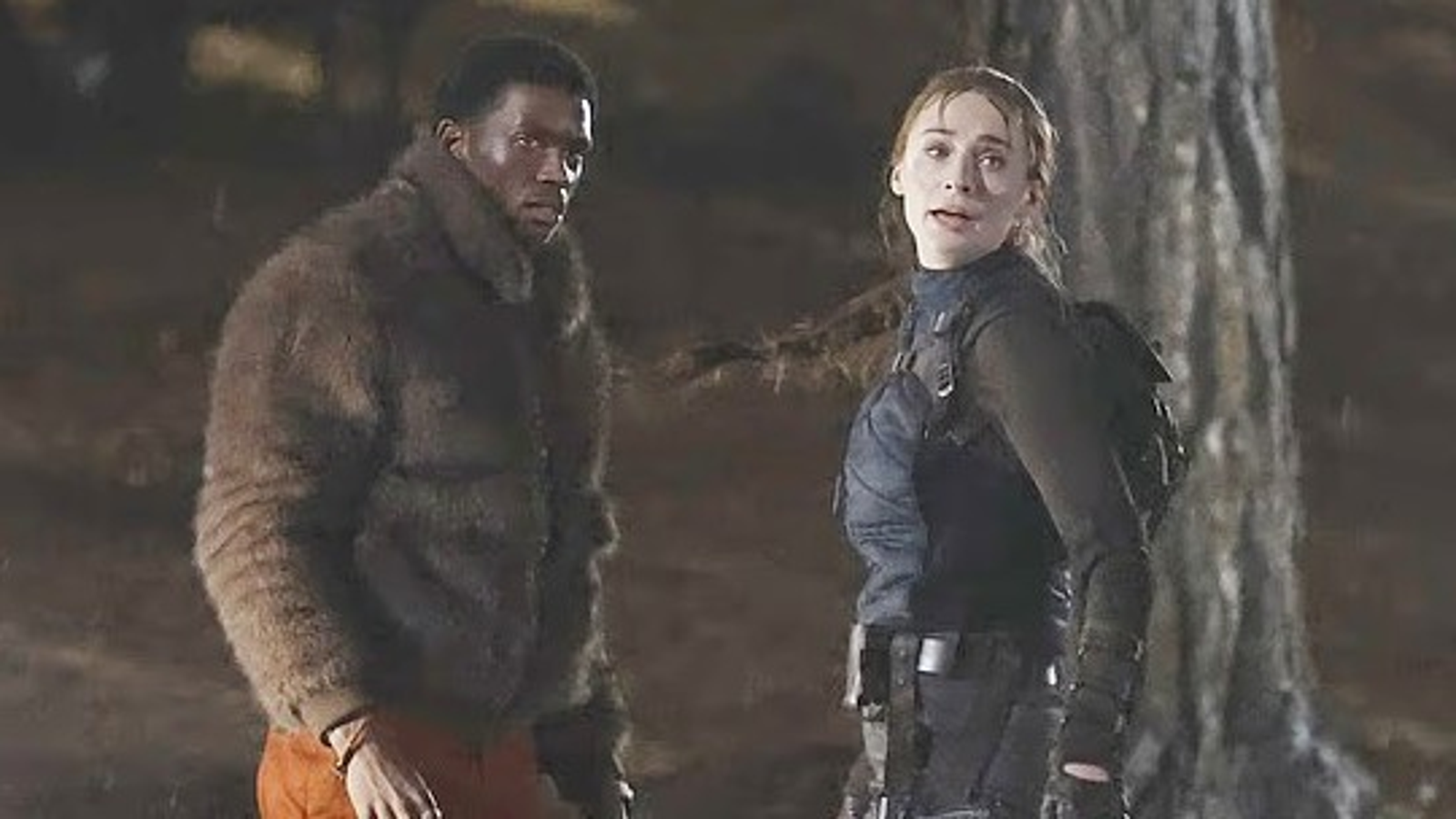 Lara rides a motorbike in latest set photos from Amazon's live-action Tomb Raider series, joined by a rather sharply dressed Zip | Eurogamer.net