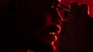 Marvel's Blade puts on his shades to go vampire hunting, in this still from Arkane Lyon's first trailer for the project.