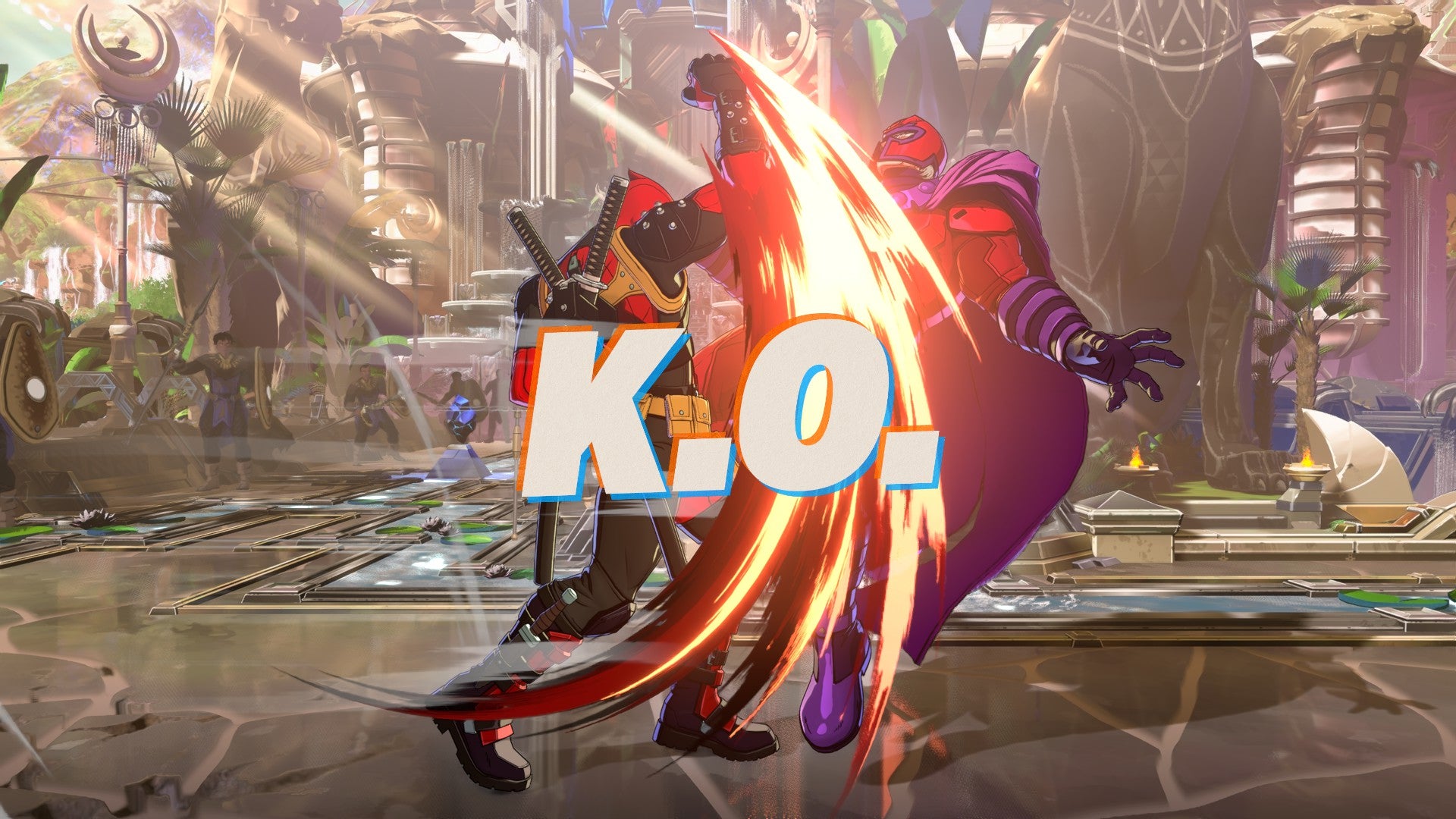 Deadpool scores a KO with a Tekken-style EWGF move in Marvel Tokon: Fighting Souls.