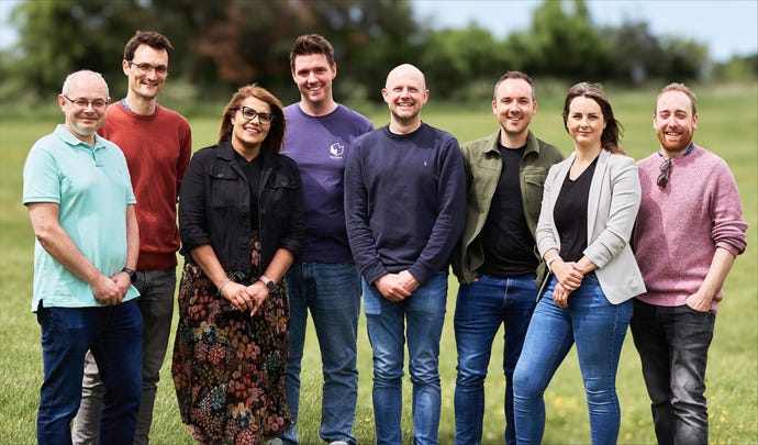 The leadership team for Maverick Games, comprised of several Playground Games and Forza Horizon series veterans.