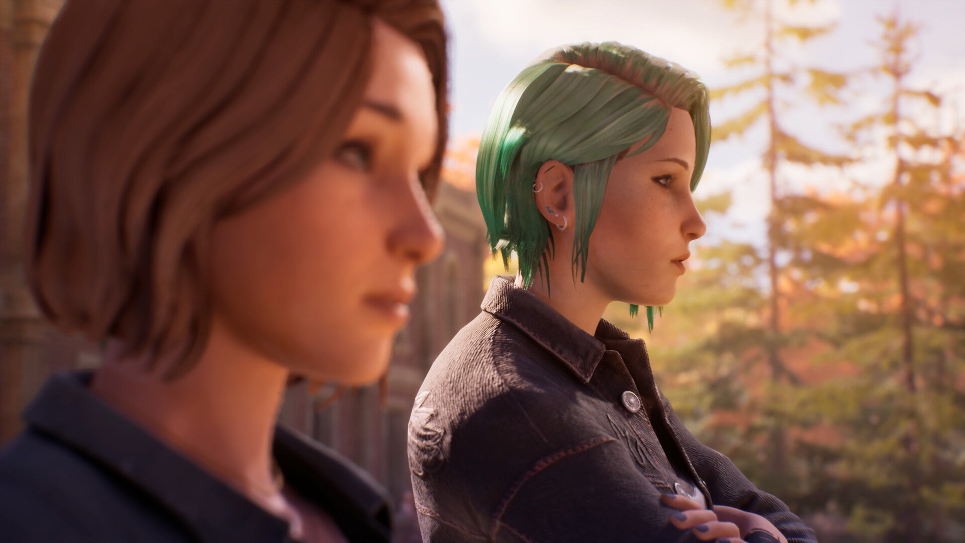 Max and Chloe standing side by side in Life is Strange Reunion