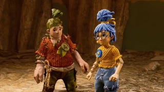 May and Cody as dolls in It Takes Two