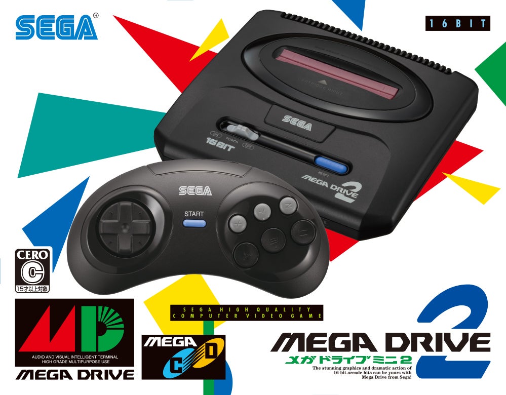 SEGA Mega Drive Mini 2 met Mega CD games aangekondigd