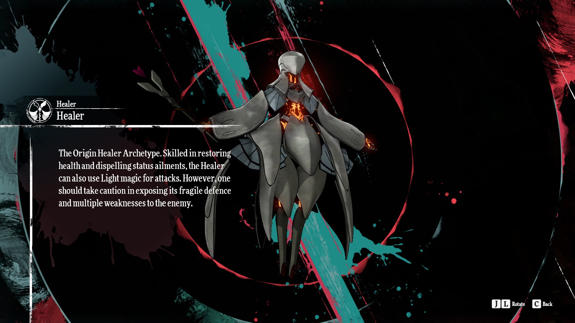 Metaphor ReFantazio screenshot of the Healer Archetype info screen. - 8