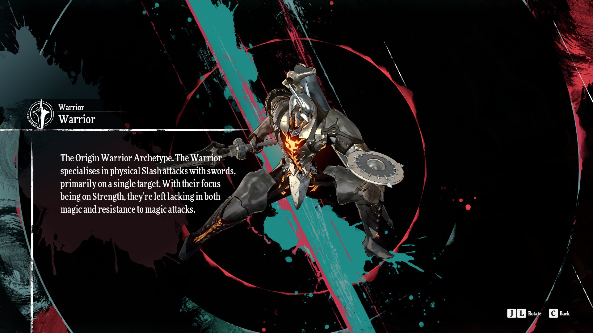 Metaphor ReFantazio screenshot of the Warrior Archetype info screen. - 16
