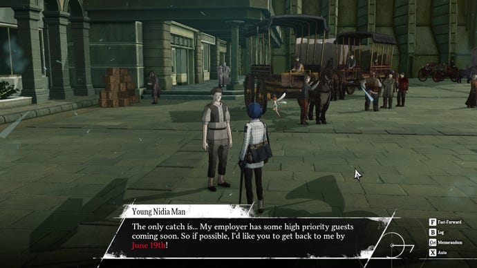 Metaphor: ReFantazio screenshot of the Young Nidia Man location.