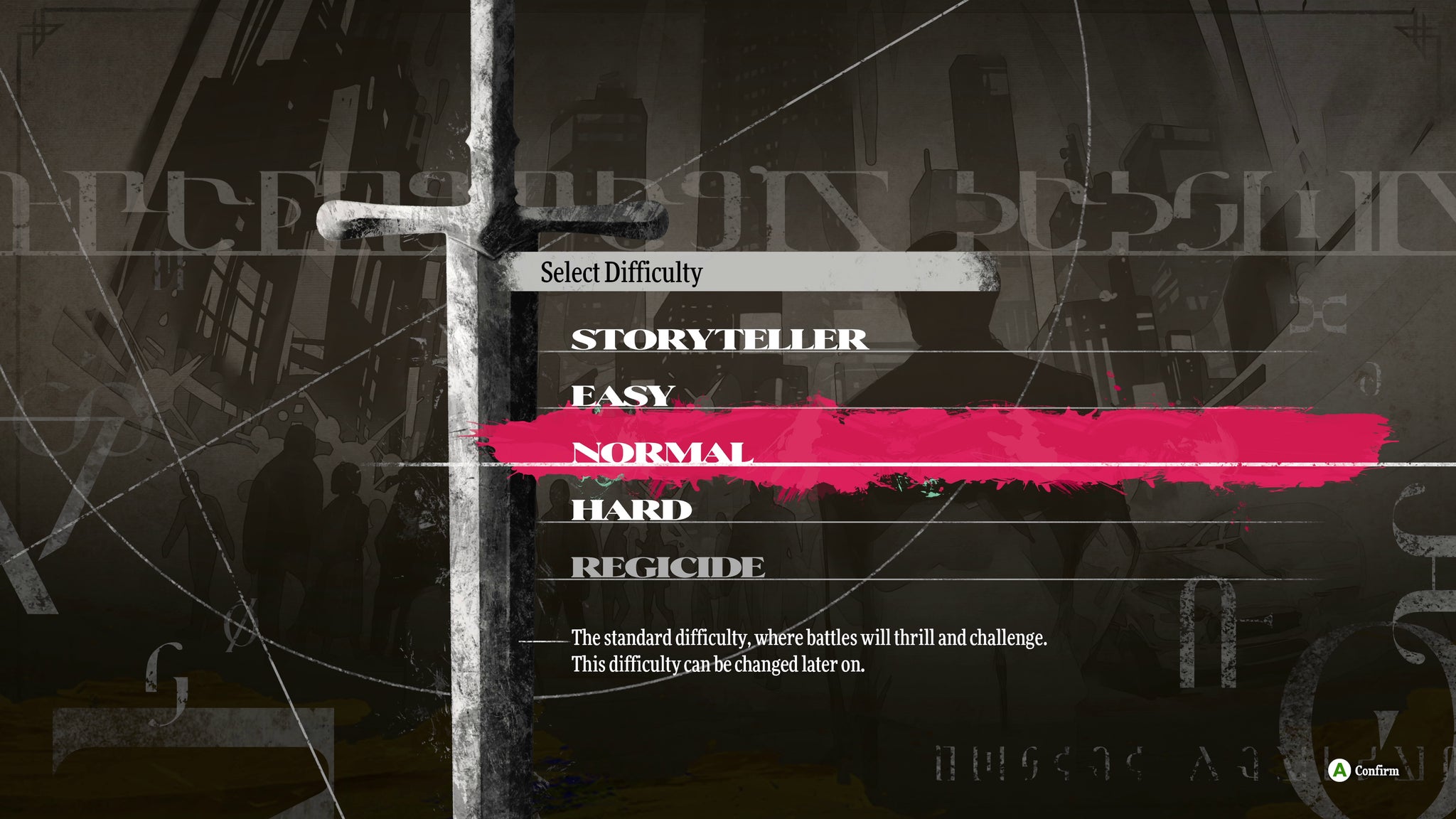 A list of difficulties in Metaphor ReFantazio - Storyteller, Easy, Normal, Hard and Regicide. - 3