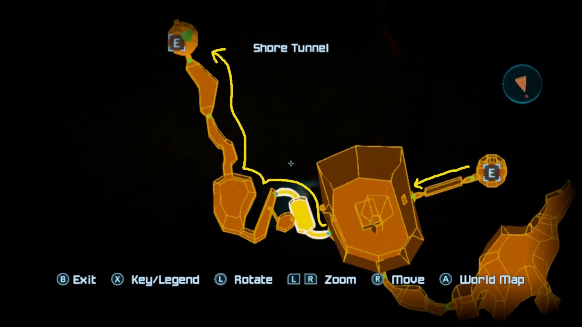 A map through Fiery Shores in Metroid Prime Remastered - 8