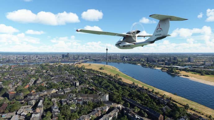 Microsoft Flight Simulator’s first free city update features five photorealistic German cities.