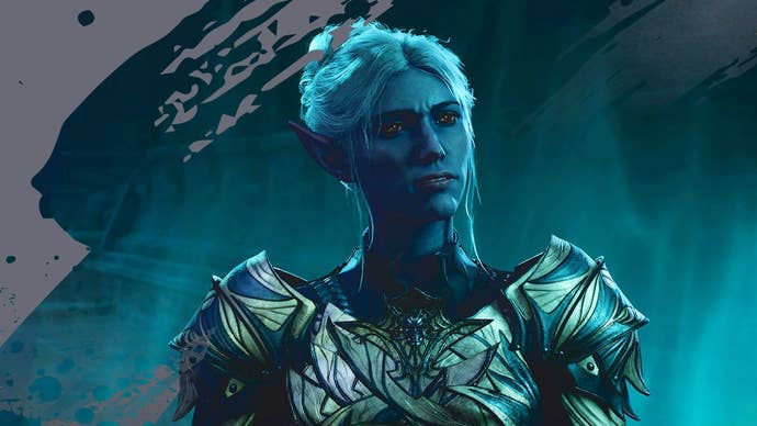 A screenshot showing Minthara from Baldur’s Gate 3.