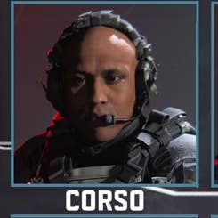Corso operator from the chest up