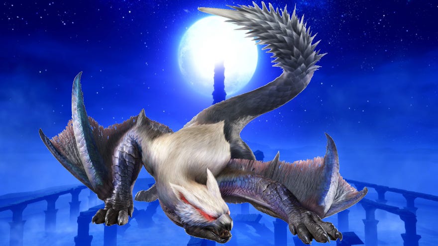 Monster Hunter Rise: Sunbreak’s first free title update adds the Forlorn Arena area along with new beasties Lucent Nargacuga and Seething Bazelgeuse.