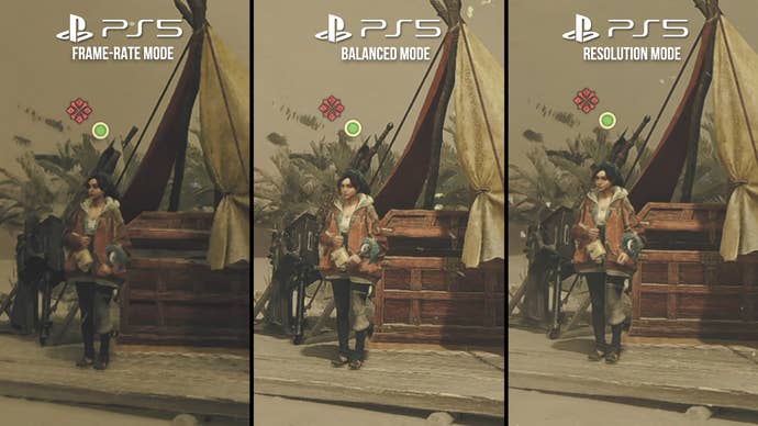 ps5 monster hunter wilds modes compared: frame-rate, balanced vs resolution