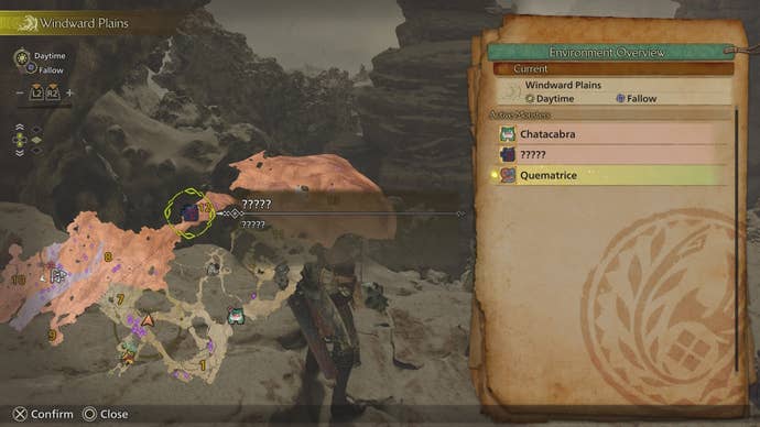 Quematrice location in Monster Hunter Wilds.
