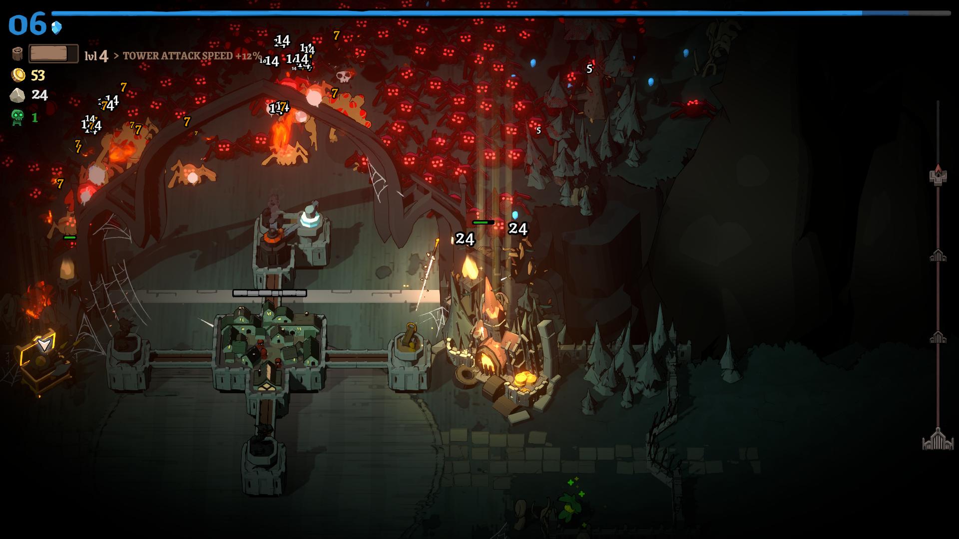 If you let your city slow down too much in Monsters Are Coming, it will become overwhelmed by the chasing mobs.