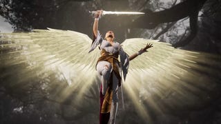 Ashrah rises on angelic wings