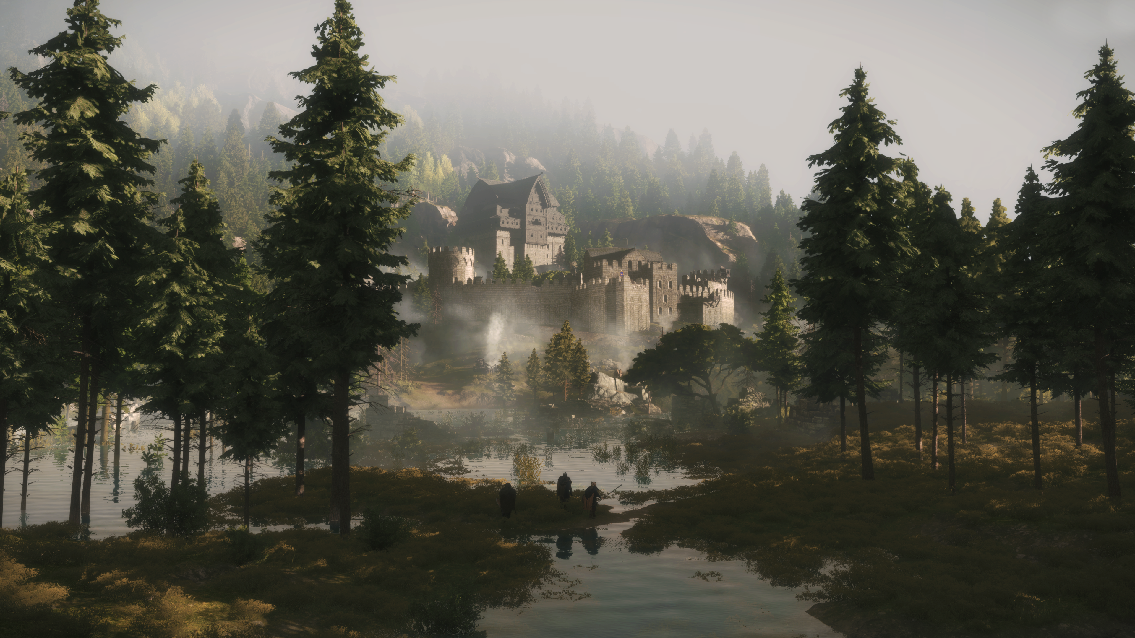 A Nord castle in Mount & Blade II: Bannerlord War Sails. - 3