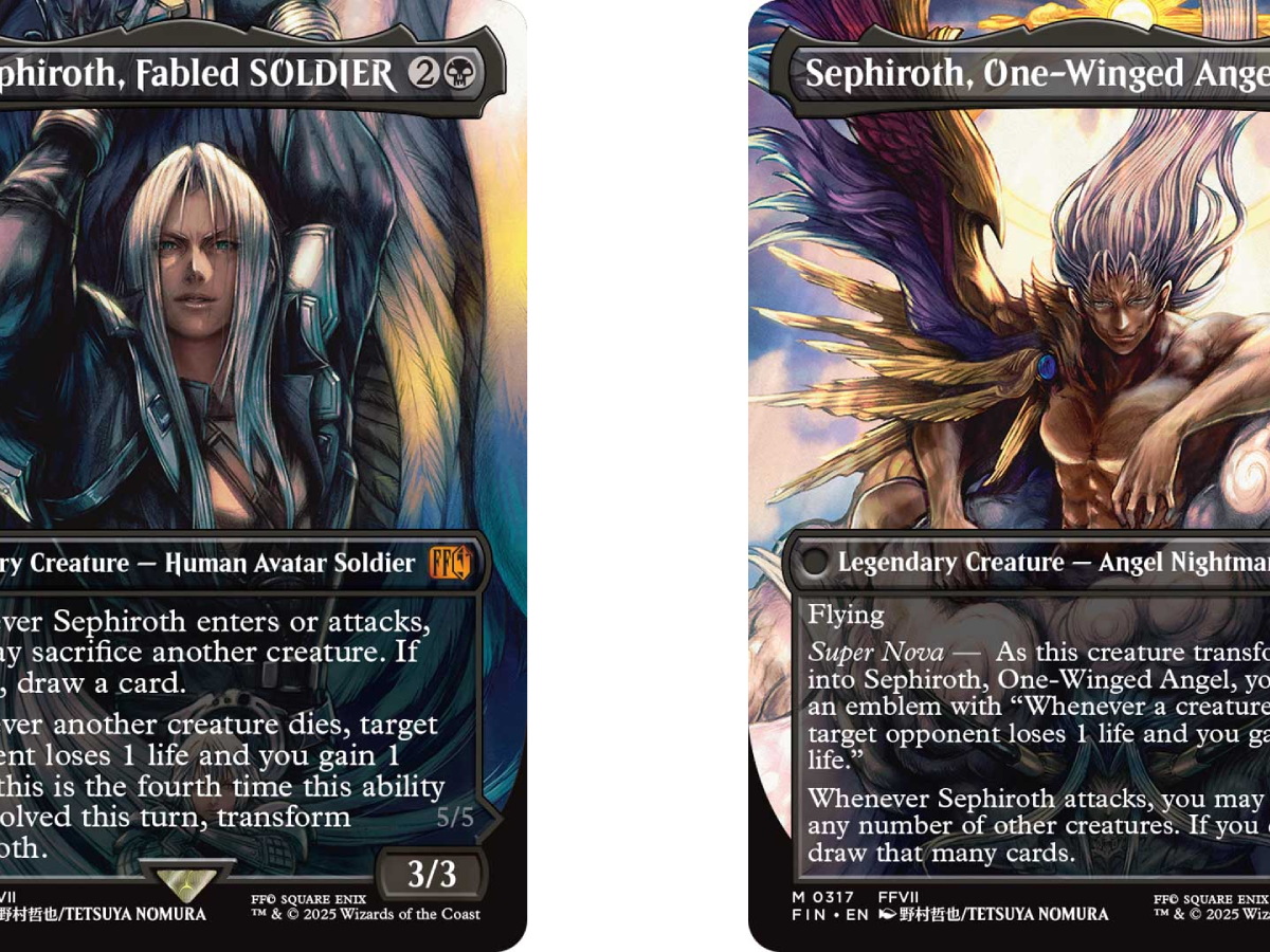 mtg FINAL FANTASY セフィロス Final Fantasy and Magic: the Gathering crossover's Sephiroth