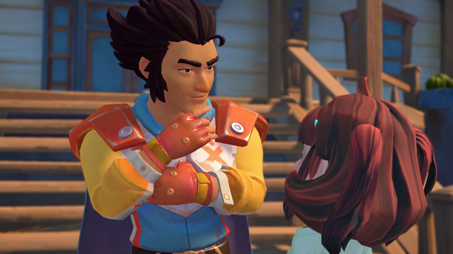 The player speaks with Pen in My Time at Sandrock - 1