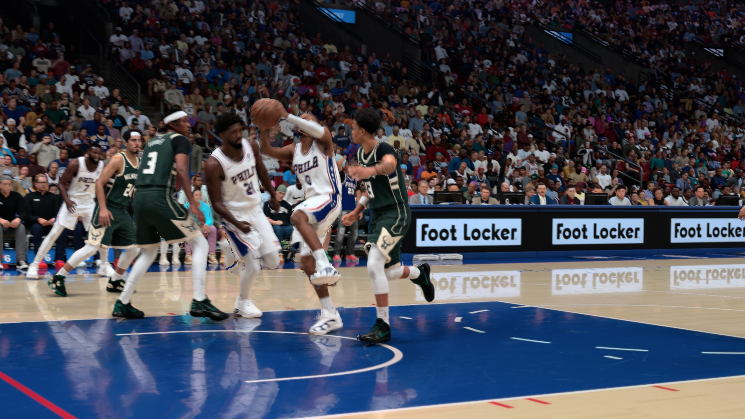 A combination of DLSS 5 and 6x Multi-Frame Generation causes visual artifacts in NBA 2K27.
