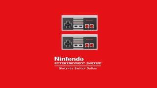 Nintendo Switch Online's NES logo.