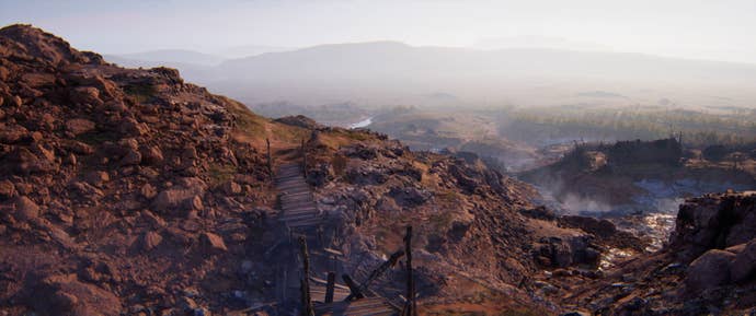 Nanite-driven vista shots can look stunning.