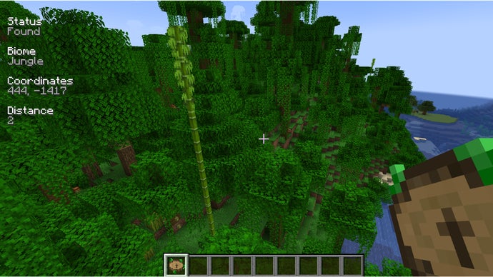 Minecraft'taki Nature's Compass modu