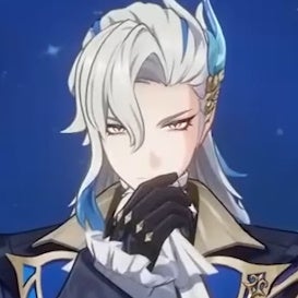 neuvillete holding his hand to his chin in a thinking pose