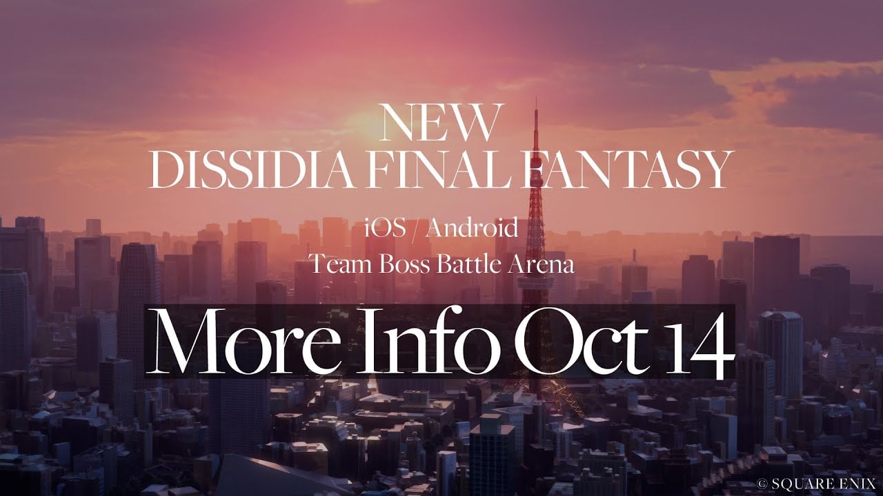 Square Enix presentará un nuevo Dissidia Final Fantasy el 14 de octubre
