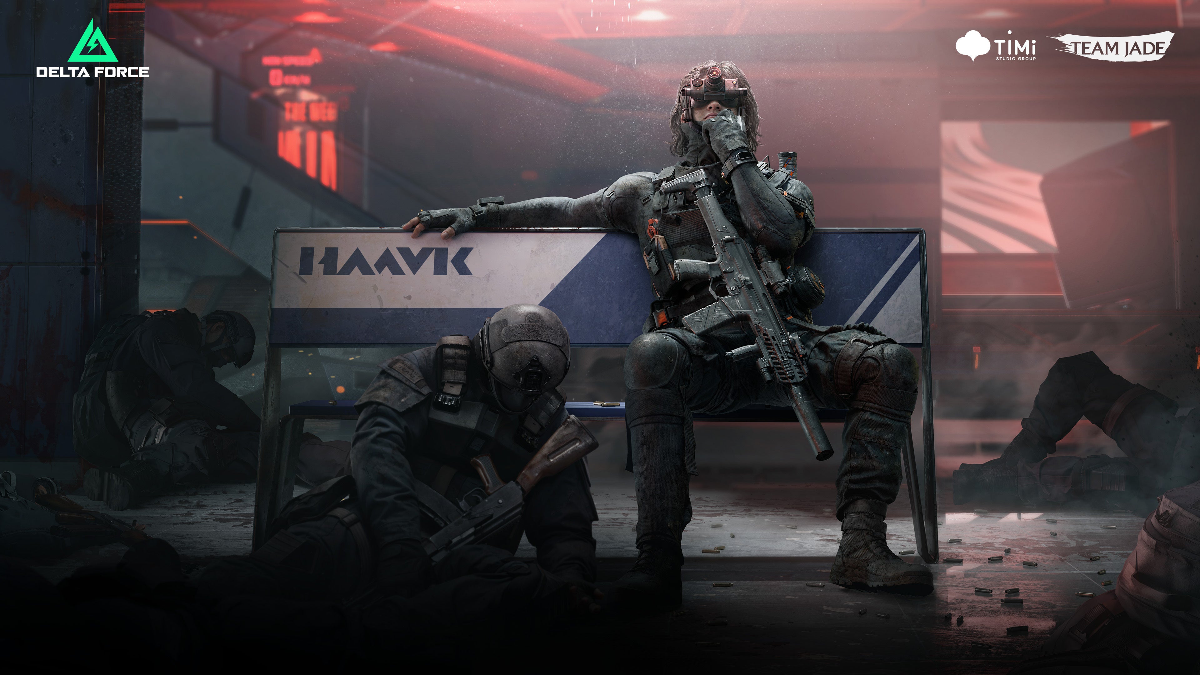 A soldier is seen taking a rest on a bench.