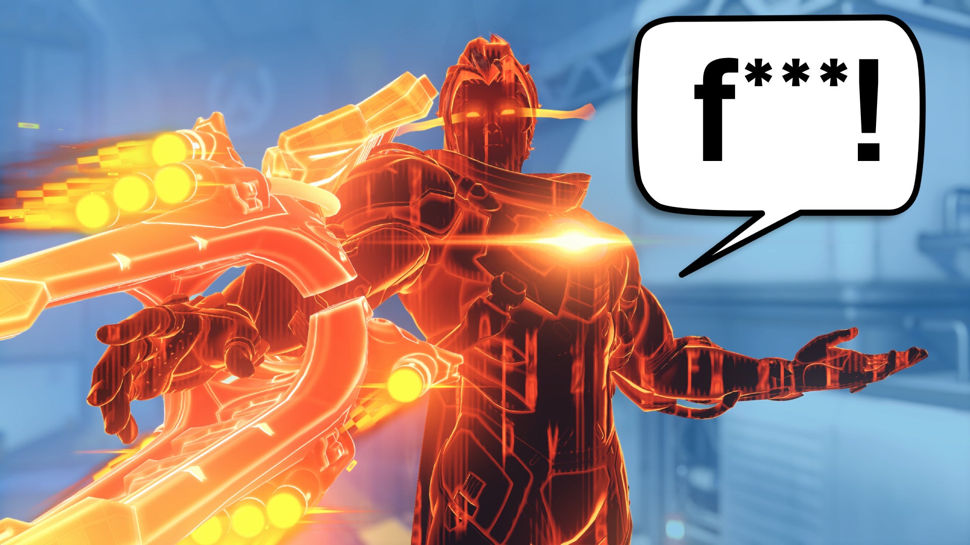 Overwatch nearly had an f-bomb problem