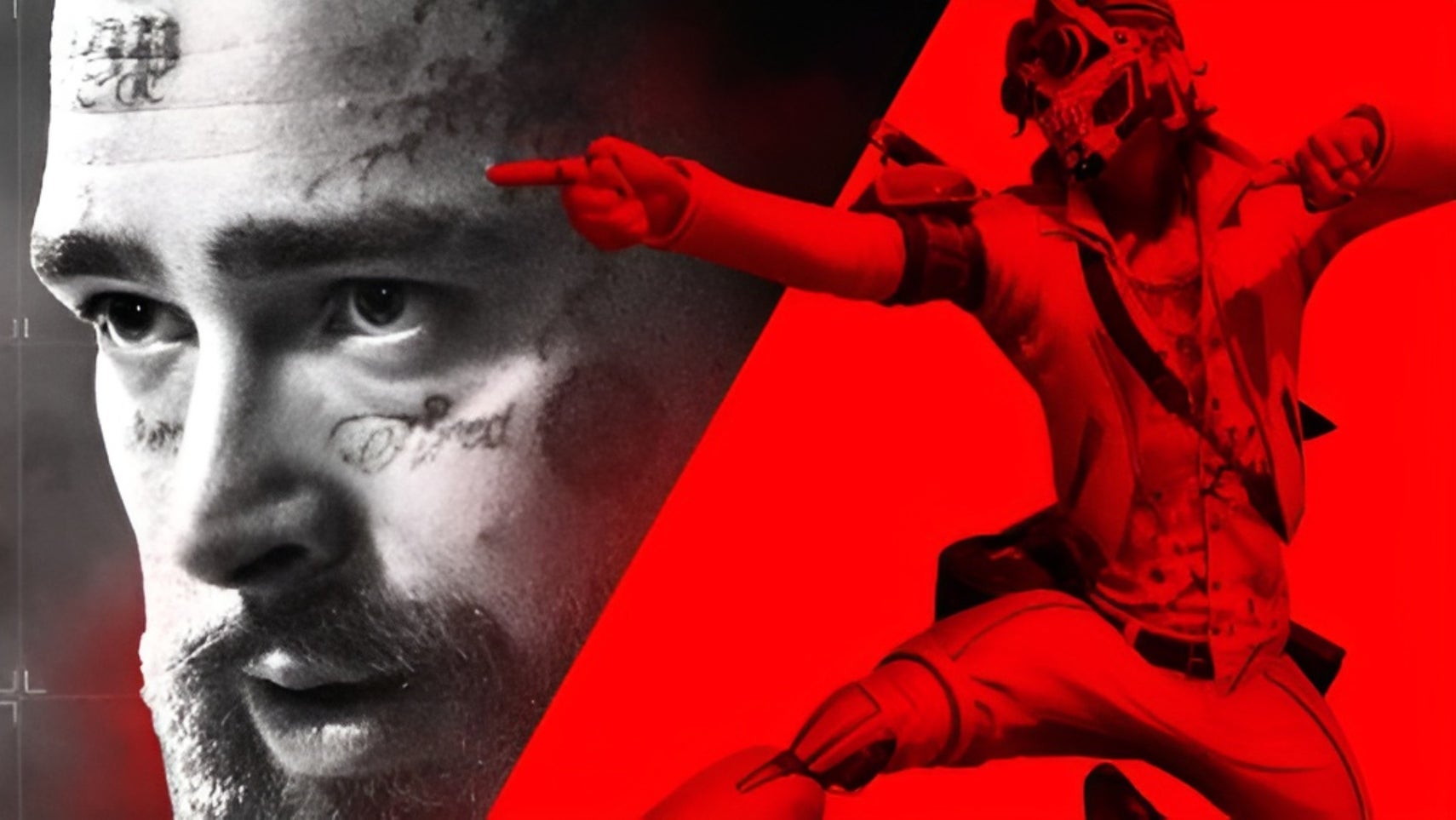 Post Malone alongside an Apex Legends skin. - 1