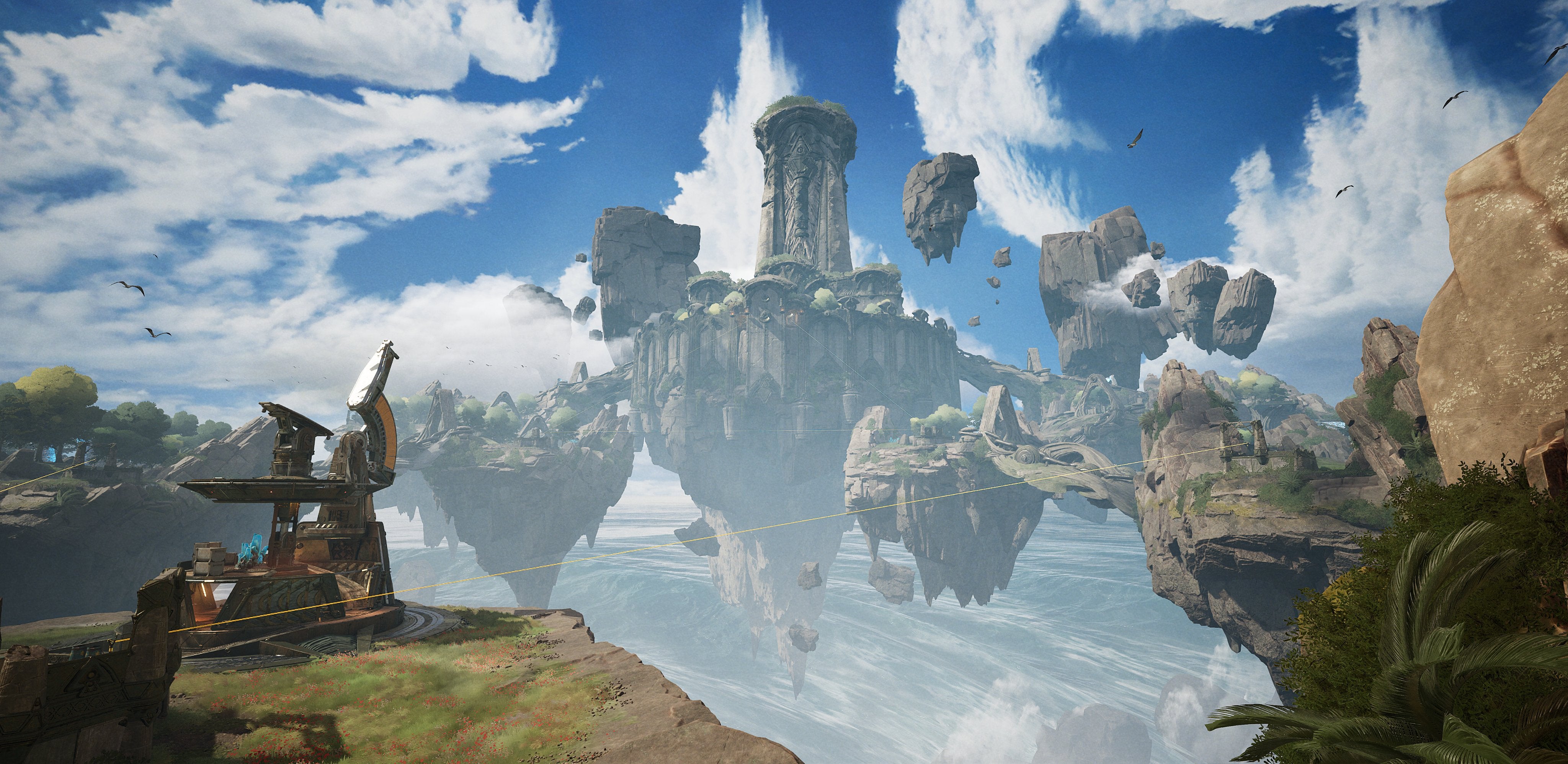 New sky-based Highguard map with floating islands