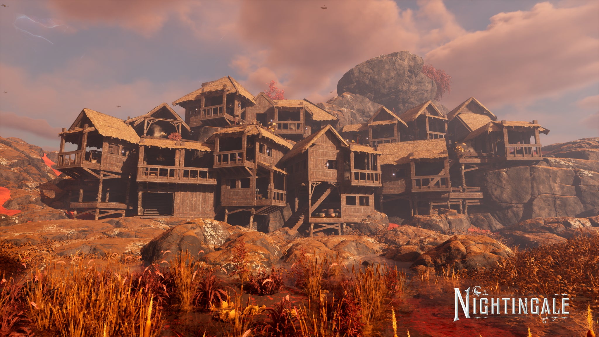Nightingale settlement made of wood, built into a hill! - 3