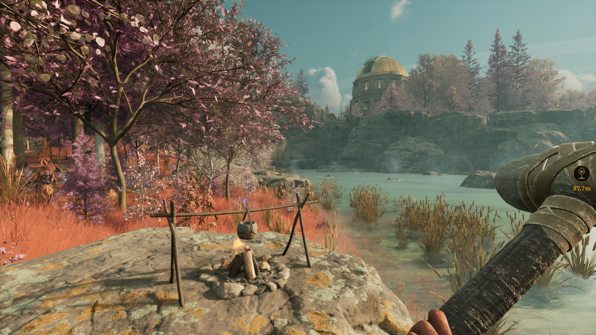 Nightingale running on its Balanced graphics preset.