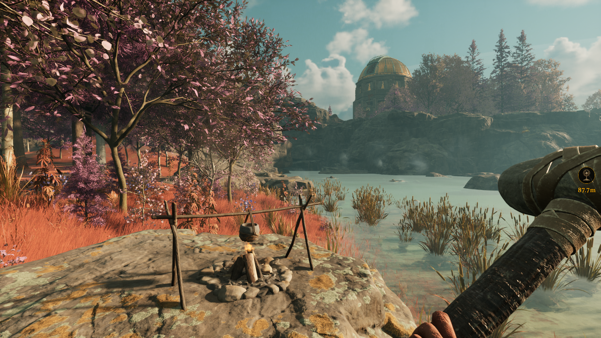 Nightingale running on its Performance graphics preset.