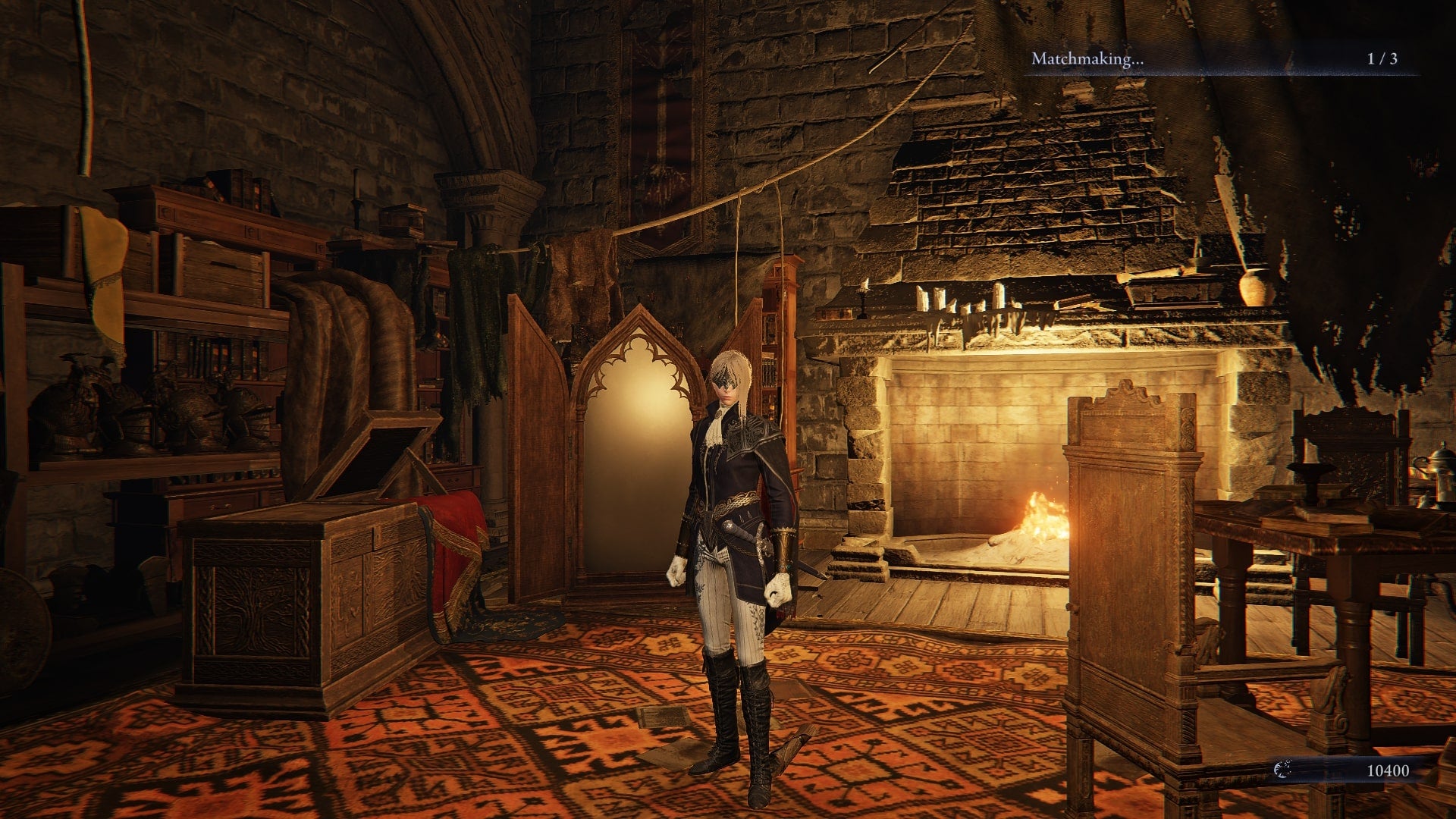 The Duchess stands in front of the clothes dresser and mirror in Elden Ring: Nightreign - 1