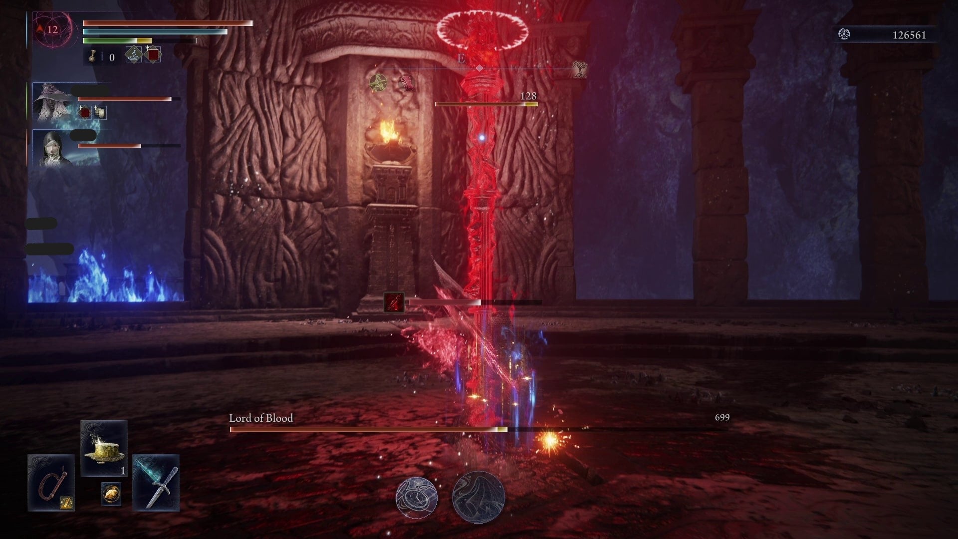 How to beat Mohg Lord of Blood in Elden Ring Nightreign 2 The player destroys one of Mohg's tridents in Elden Ring: Nightreign's Forsaken Hollows DLC.