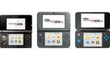 An image showing three Nintendo 3DS models lined up against a white background