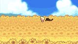 Lucas with his dog in a field of sunflowers in Mother 3