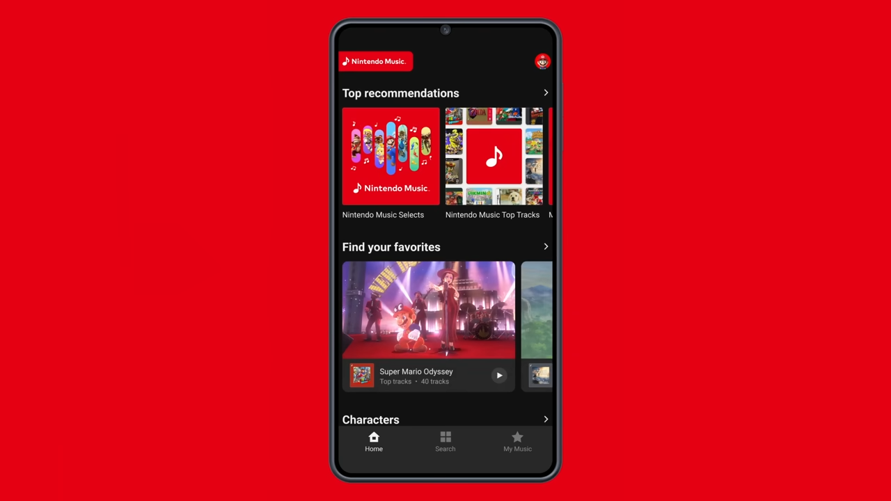 Nintendo Music app sees Mario maker take on Spotify and YouTube playlists