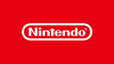 Nintendo logo on red background