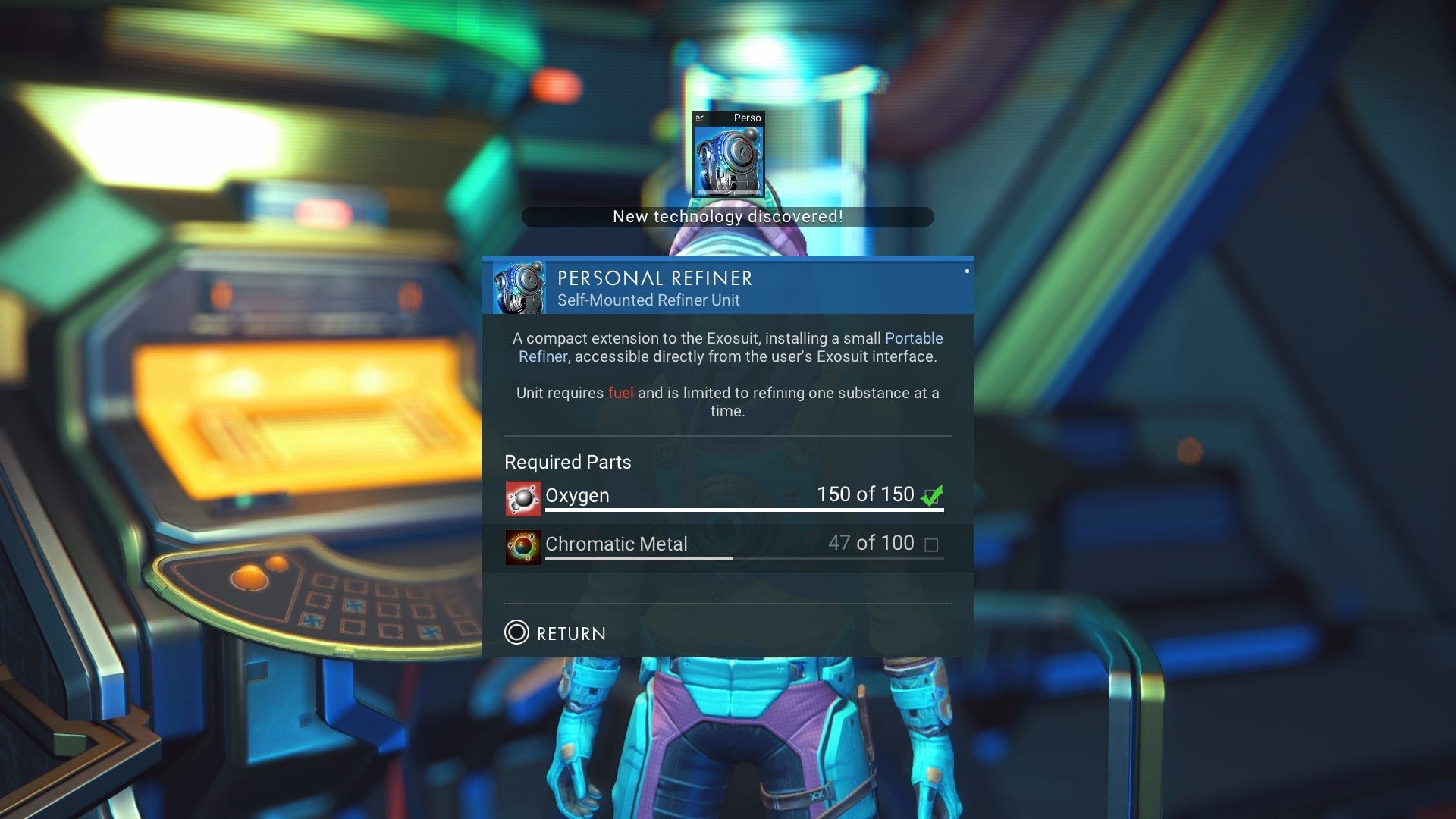 How to Get the Personal Refiner in No Man’s Sky | VG247