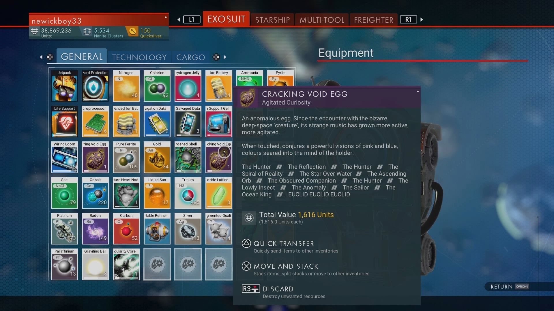 No man's sky store void egg