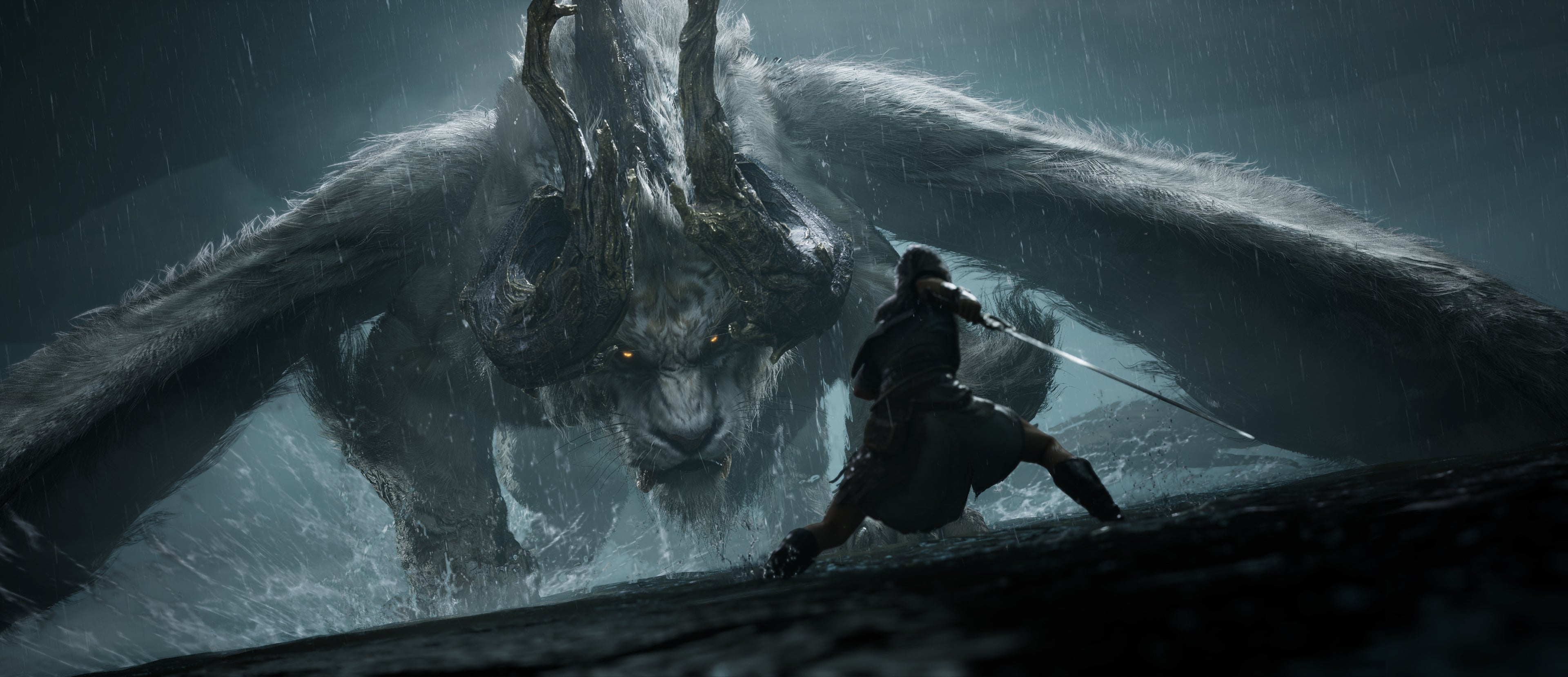 Fighting a dragon in Nodusfall.