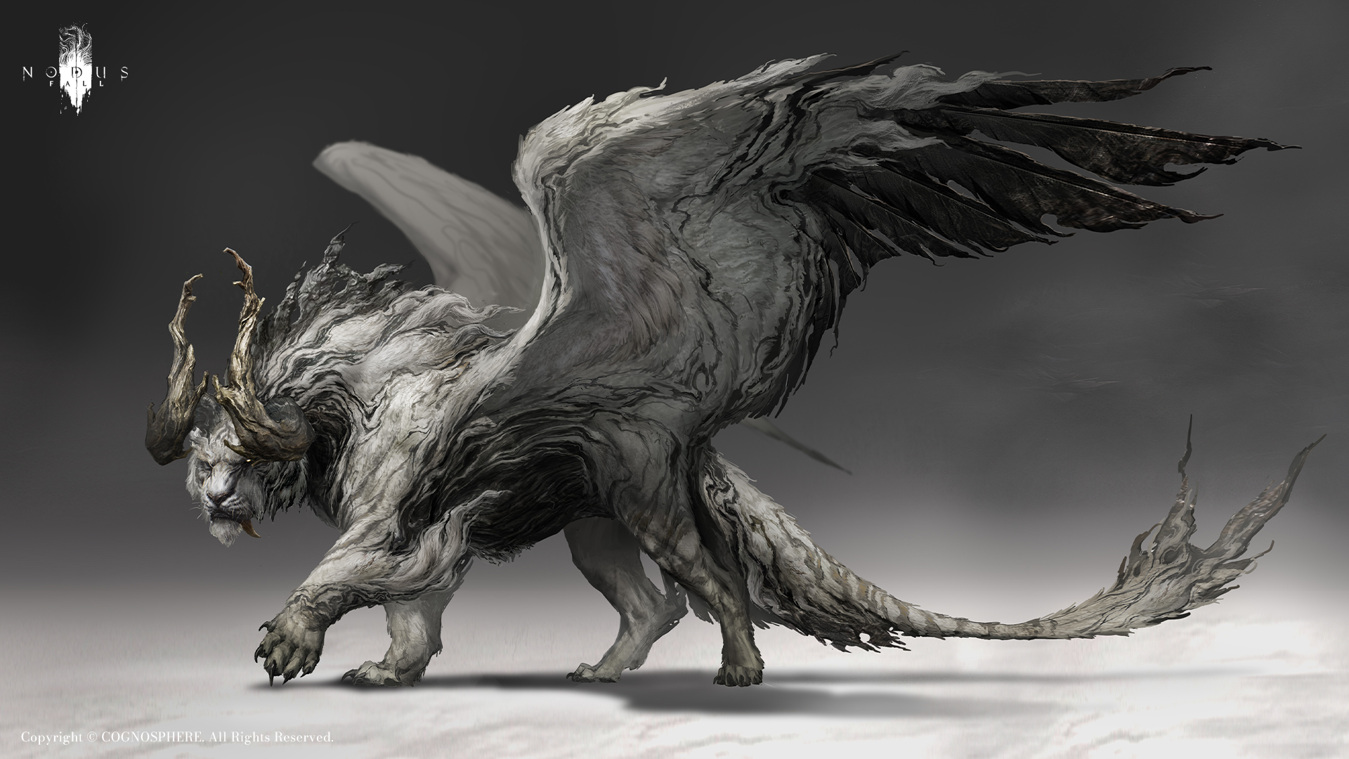 The concept art for the Qiongqi in Nodusfall.